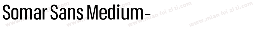 Somar Sans Medium字体转换